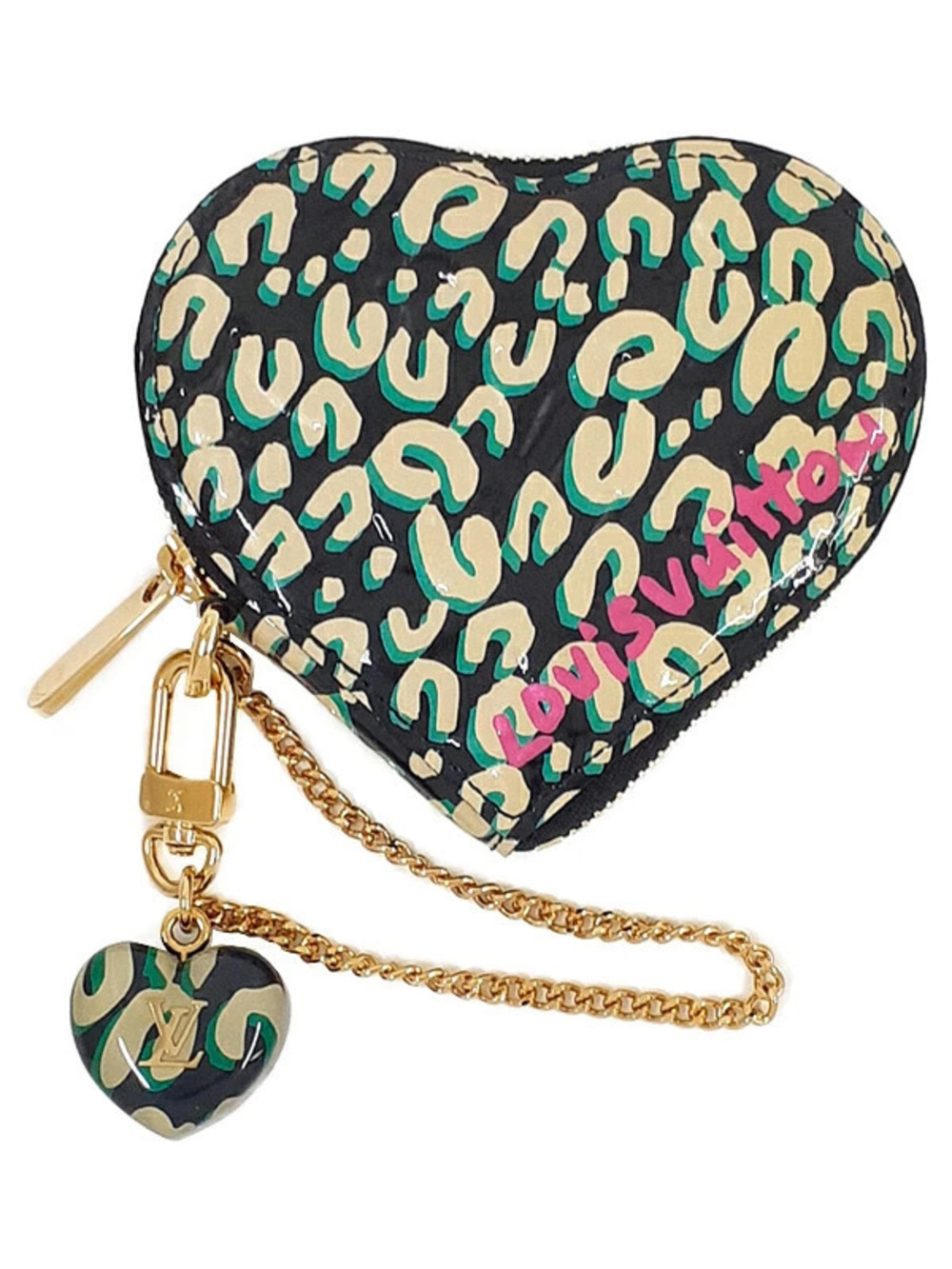 Louis Vuitton Monogram Vernis Porte Monnaie Coeur Coin Case